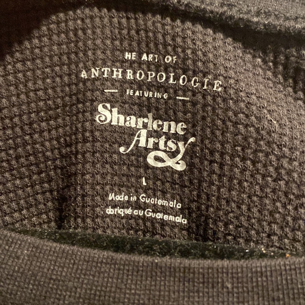 Dark grey long sleeve graphic shirt - Picture 3 of 4